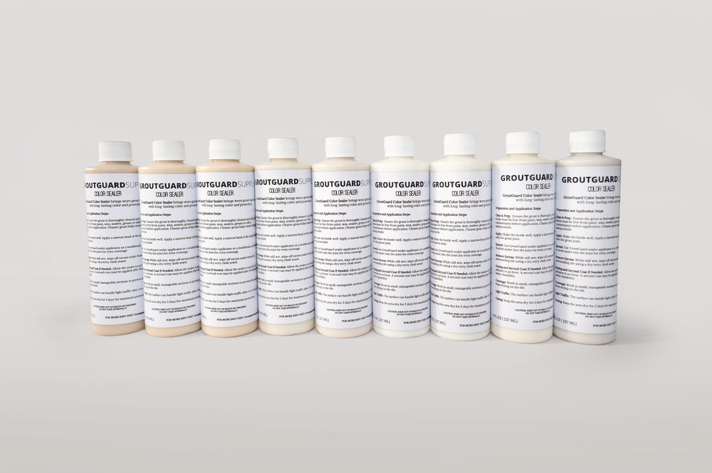 GroutGuard Color Seal - 8oz Bottle - Polyblend Colors